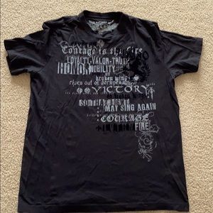 Express size medium black graphic t-shirt